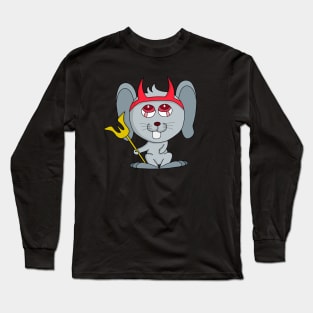 Devil Mouse Long Sleeve T-Shirt